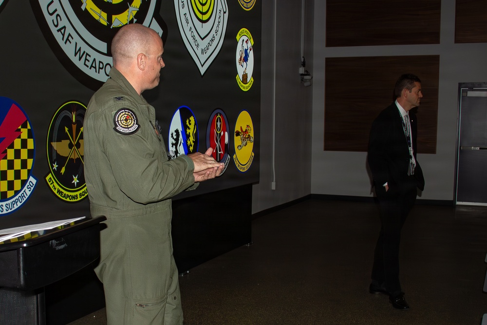 NASA Administrator visits USAF Weapons School at Nellis Air Force Base