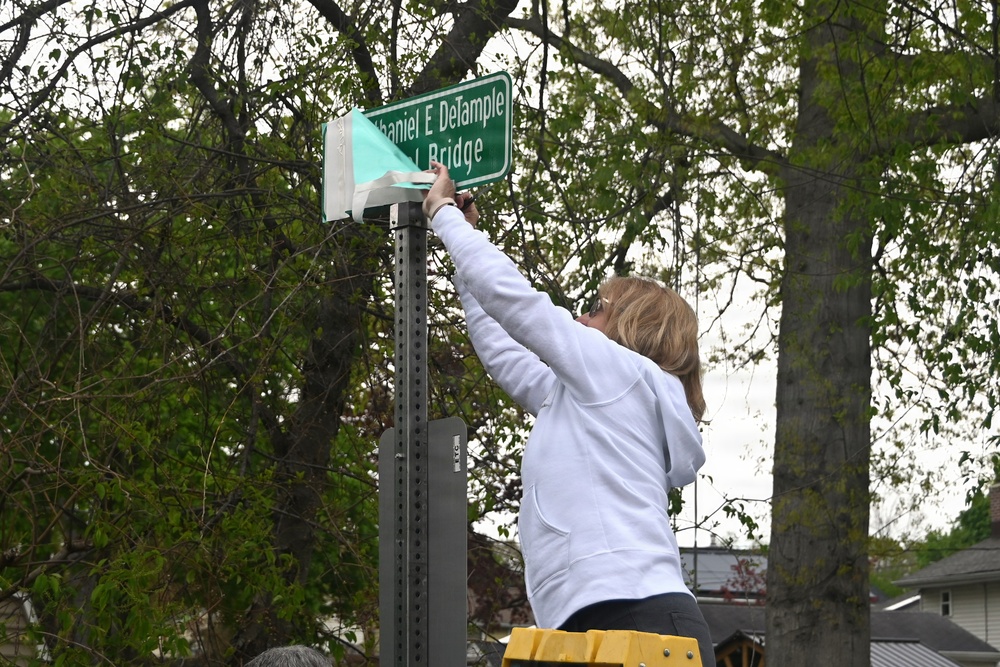 Bridge dedicated to fallen Soldier