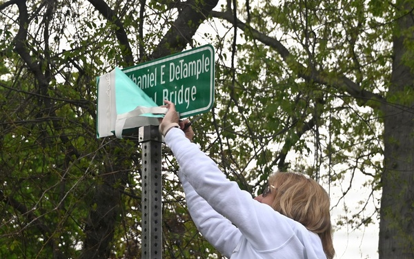 Bridge dedicated to fallen Soldier