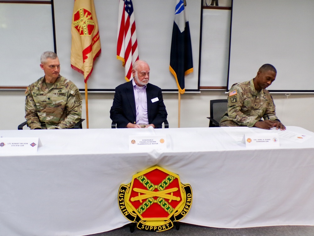 Fort Benning partners with City of Clarksville, improving remote training sites support
