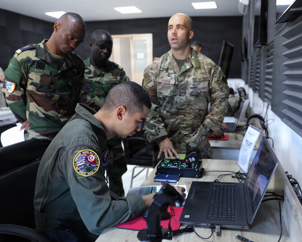 US, Tunisian forces conduct air to ground integration simulation training during African Lion 2026