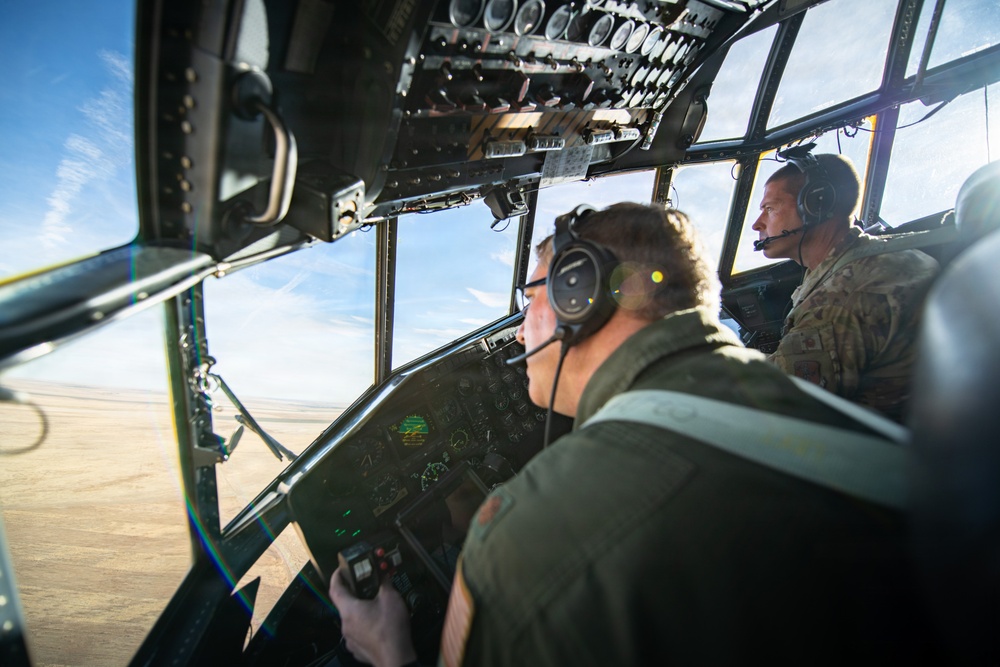 Wyoming Air Guard pilot takes first step in C-130J transition
