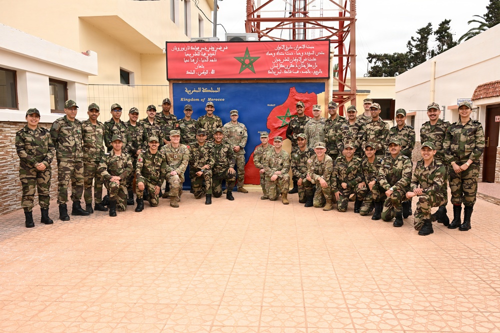 US service members participate in multinational academics during African Lion 26