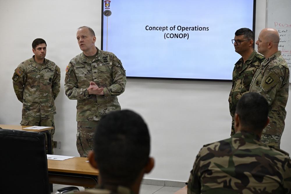 US service members participate in multinational academics during African Lion 26