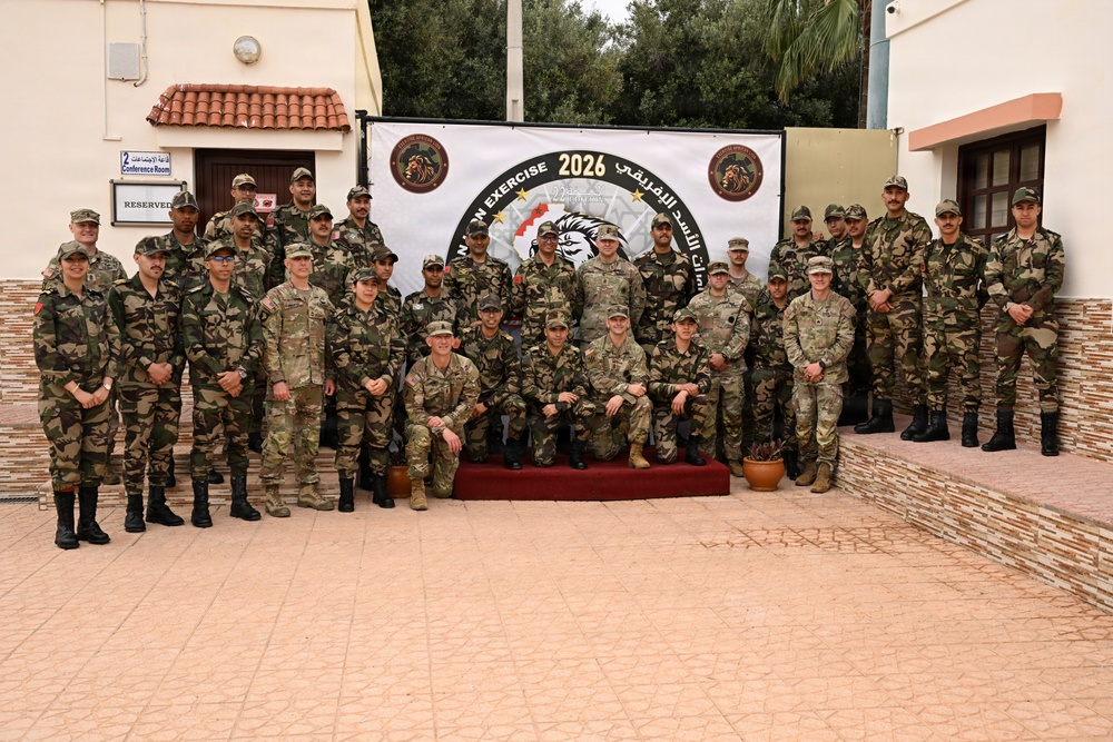 US service members participate in multinational academics during African Lion 26