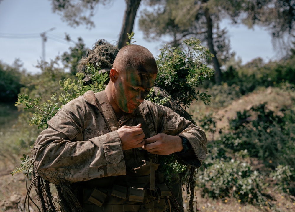 US Marines from Ground Sensor Platoon participate in African Lion 2026