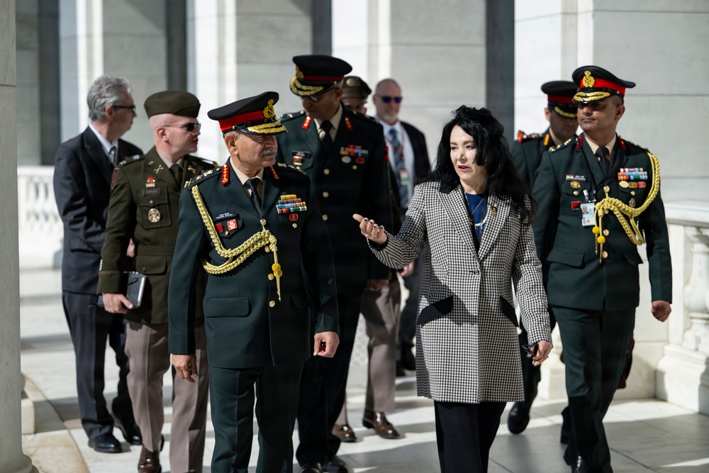 Chief of Staff of the Indian Army Gen. Upendra Dwivedi Visits ANC