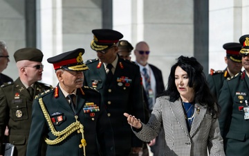 Chief of Staff of the Indian Army Gen. Upendra Dwivedi Visits ANC