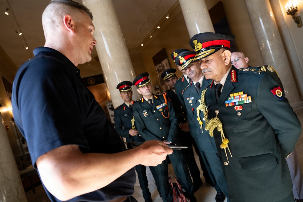 Chief of Staff of the Indian Army Gen. Upendra Dwivedi Visits ANC