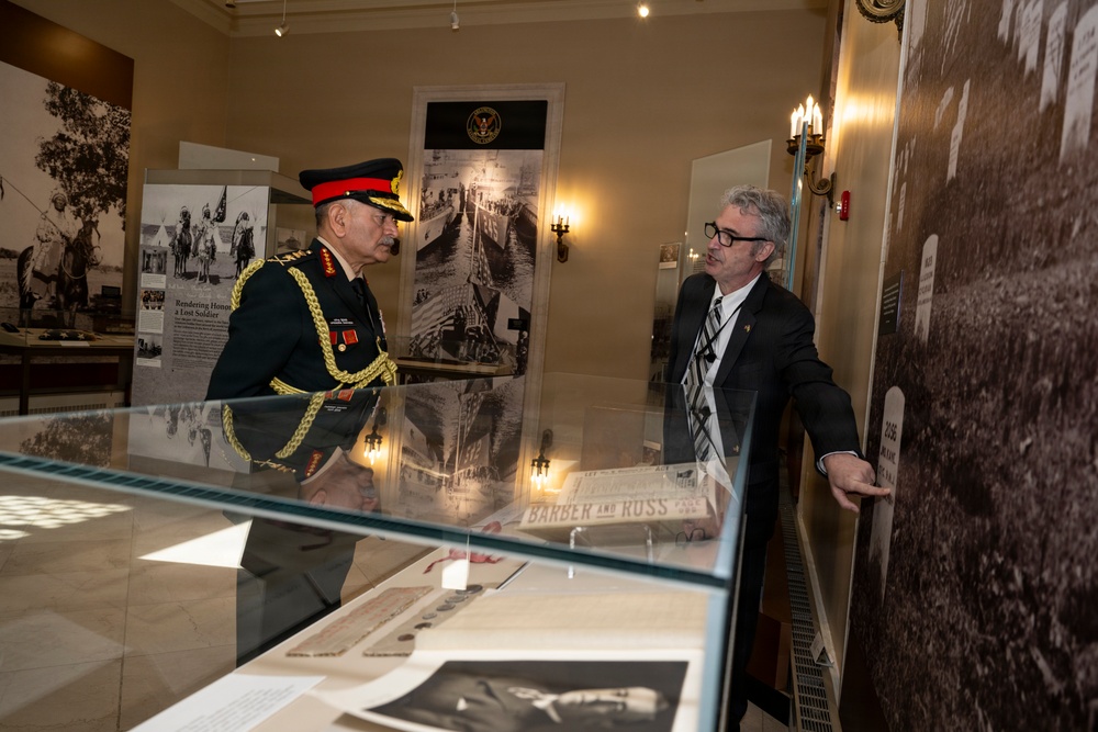 Chief of Staff of the Indian Army Gen. Upendra Dwivedi Visits ANC