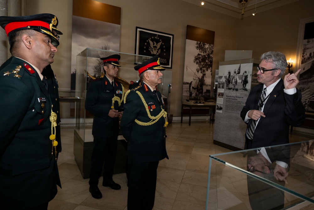 Chief of Staff of the Indian Army Gen. Upendra Dwivedi Visits ANC