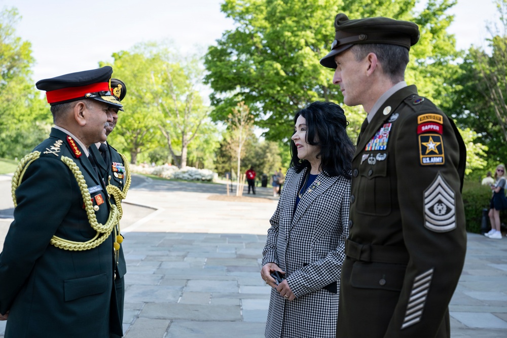Chief of Staff of the Indian Army Gen. Upendra Dwivedi Visits ANC