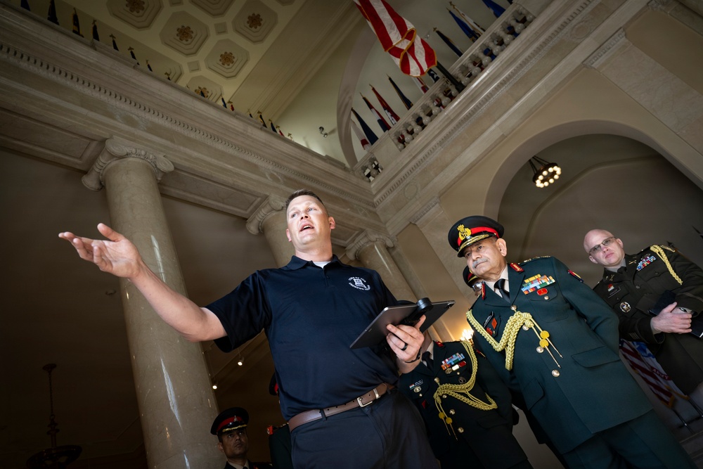 Chief of Staff of the Indian Army Gen. Upendra Dwivedi Visits ANC