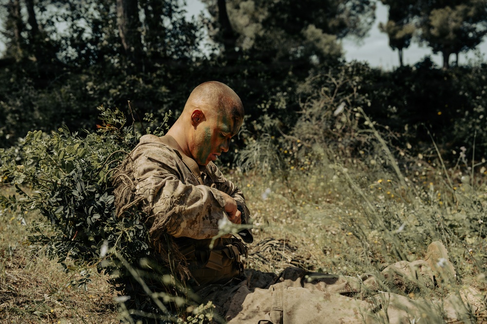 US Marines from Ground Sensor Platoon participate in African Lion 2026