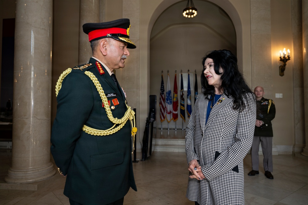 Chief of Staff of the Indian Army Gen. Upendra Dwivedi Visits ANC