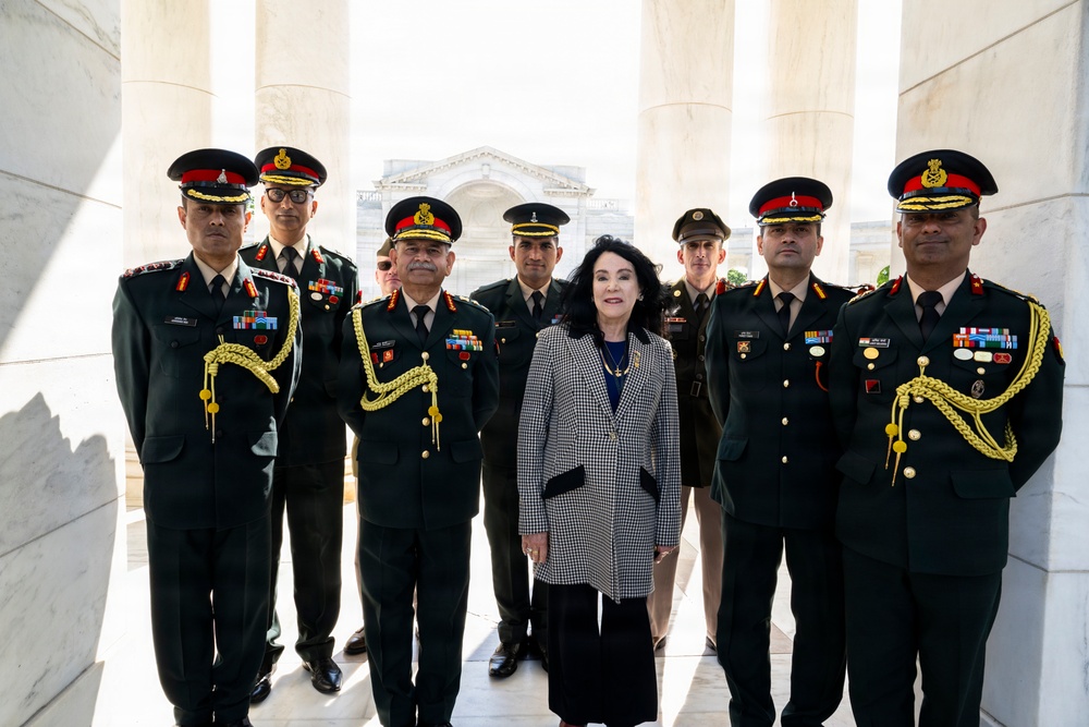 Chief of Staff of the Indian Army Gen. Upendra Dwivedi Visits ANC