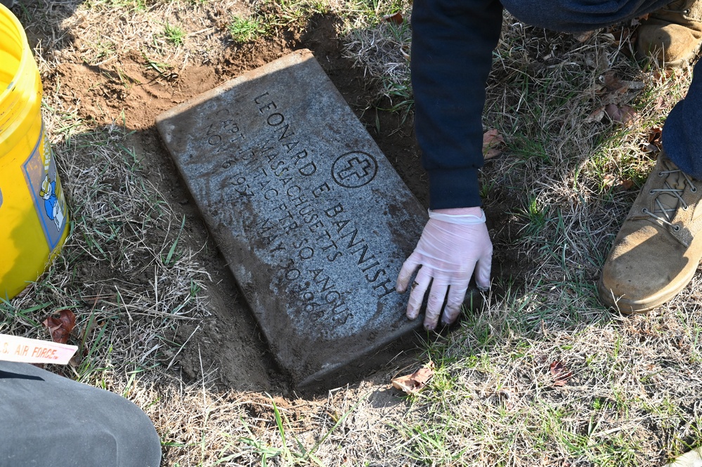 104th Fighter Wing volunteers with Westfield Graves Officer