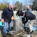 104th Fighter Wing volunteers with Westfield Graves Officer
