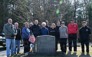 104th Fighter Wing volunteers with Westfield Graves Officer