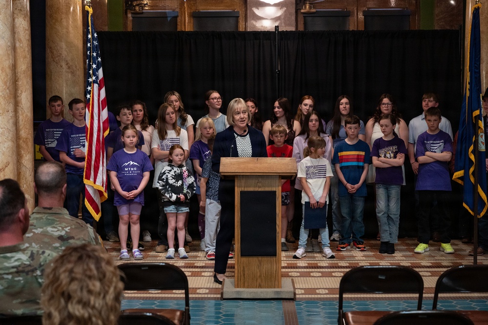 Montana leaders recognize Month of the Military Child at State Capitol