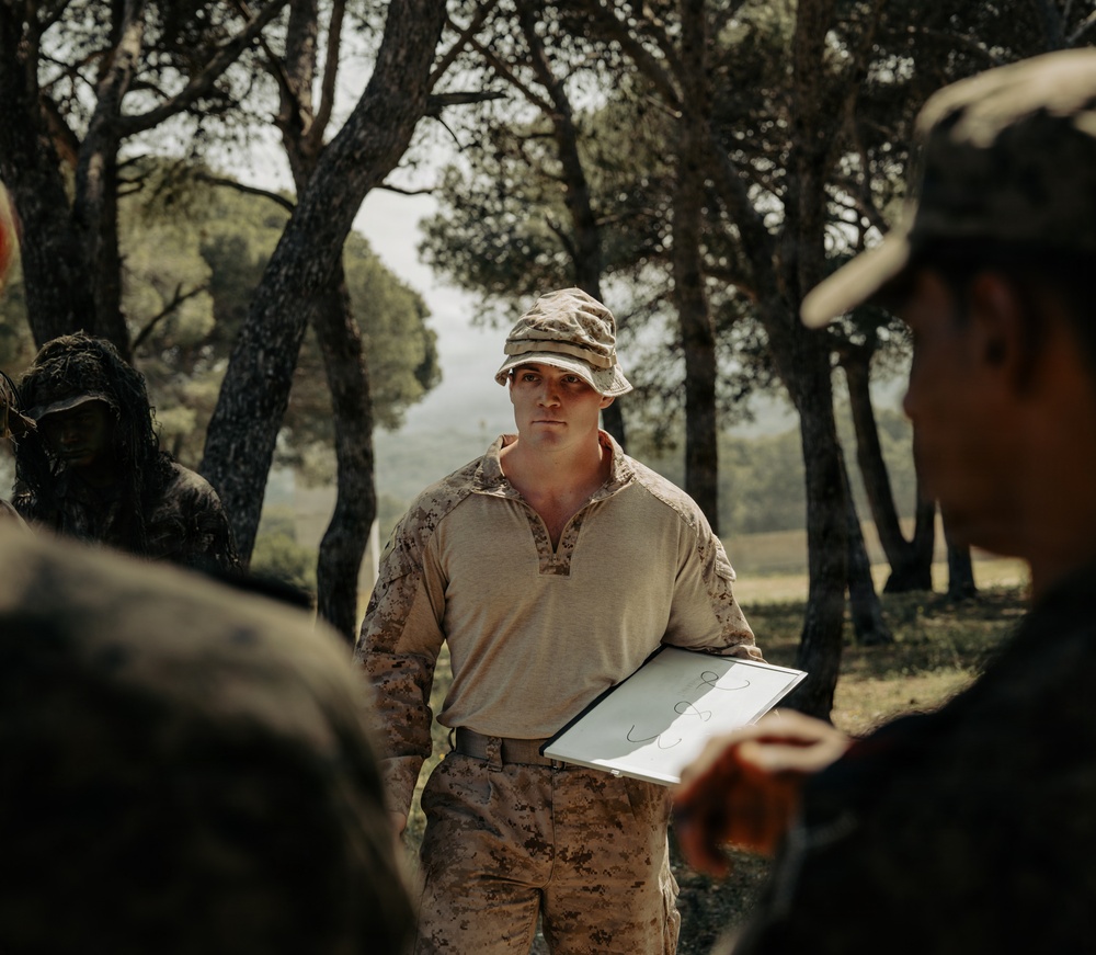 US Marines from Ground Sensor Platoon participate in African Lion 2026