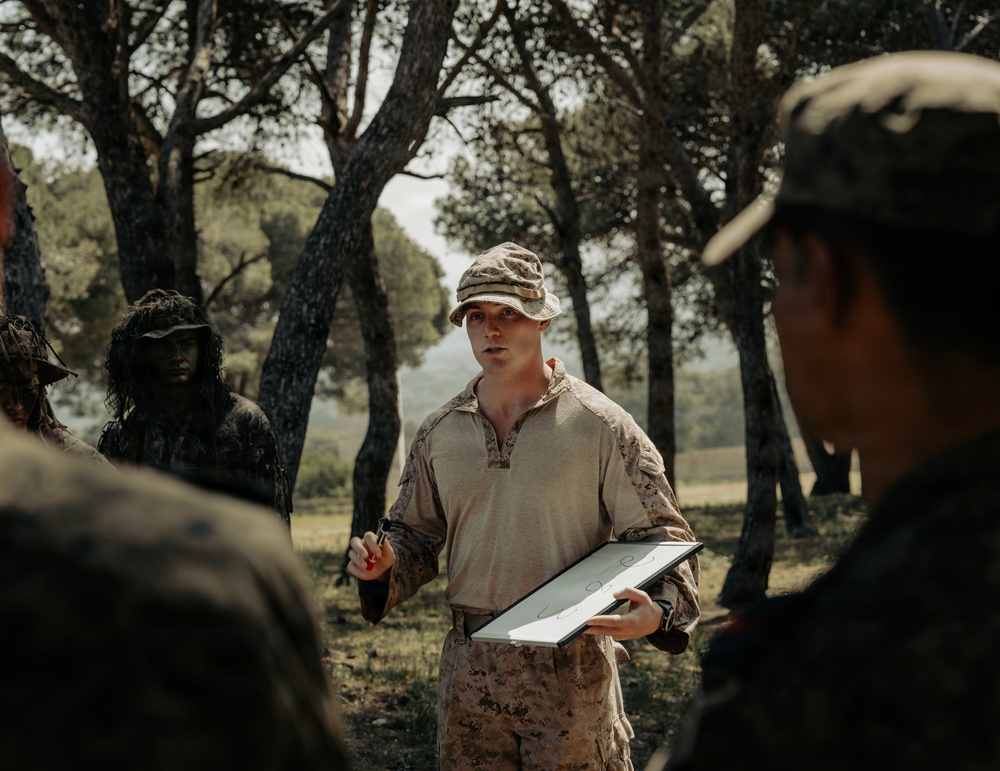 US Marines from Ground Sensor Platoon participate in African Lion 2026