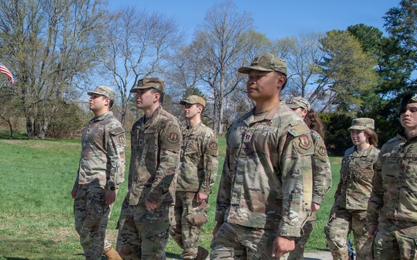 Hanscom AFB Airmen participate in Patriots’ Day parade honoring Revolutionary War origins
