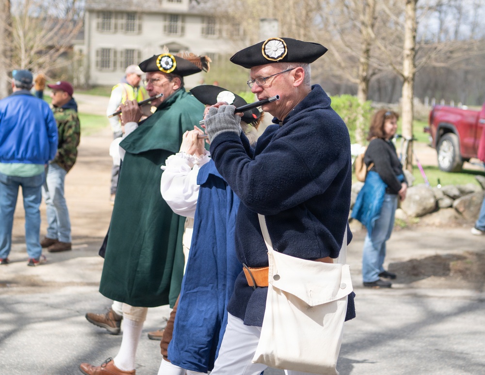 Hanscom AFB Airmen participate in Patriots’ Day parade honoring Revolutionary War origins