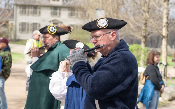 Hanscom AFB Airmen participate in Patriots’ Day parade honoring Revolutionary War origins