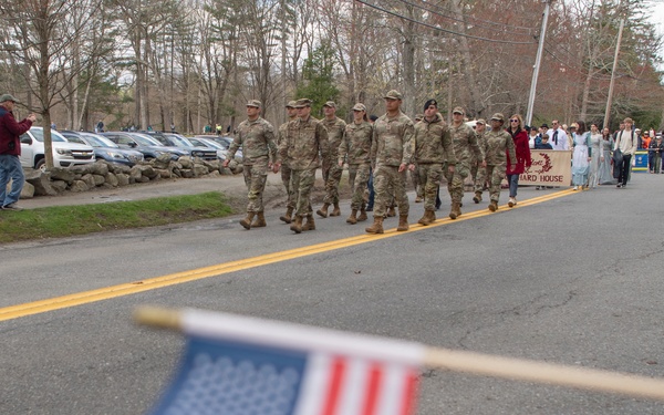 Hanscom AFB Airmen participate in Patriots’ Day parade honoring Revolutionary War origins