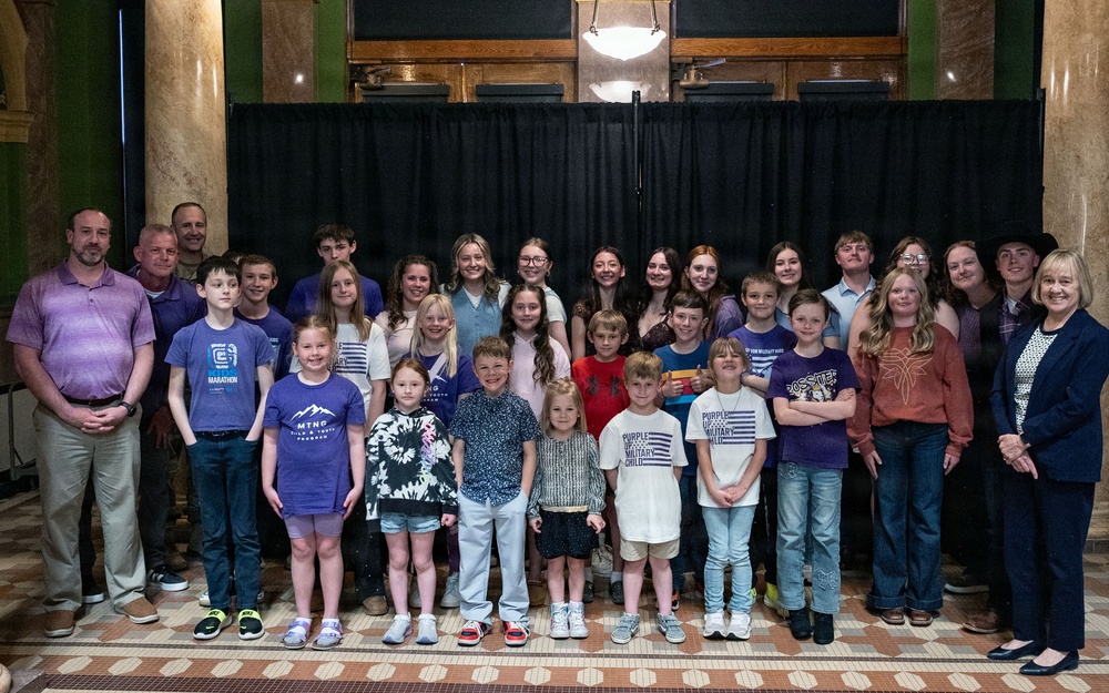 Montana leaders recognize Month of the Military Child at State Capitol