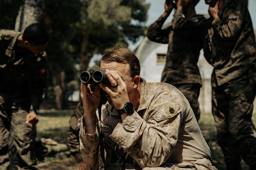 US Marines from Ground Sensor Platoon participate in African Lion 2026