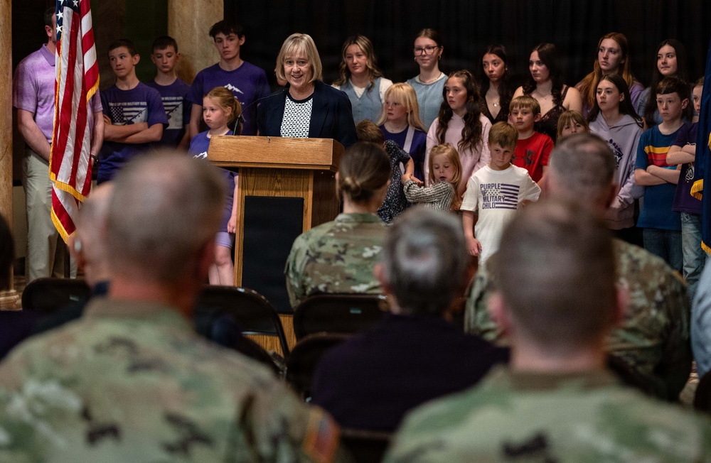 Montana leaders recognize Month of the Military Child at State Capitol