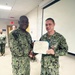 Cmdr. Revitzer receives award as he ends his tour