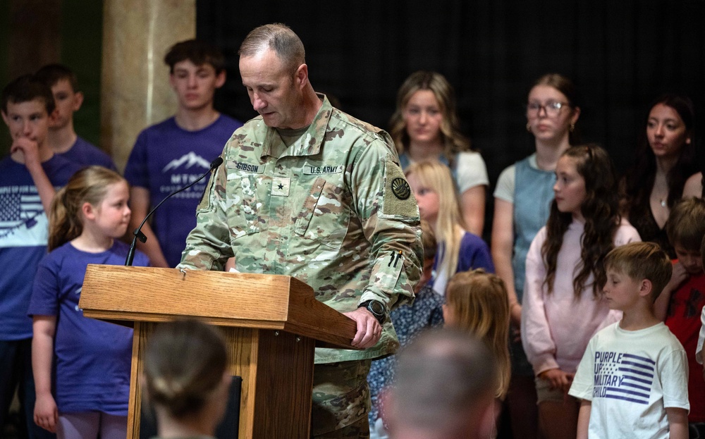 Montana leaders recognize Month of the Military Child at State Capitol