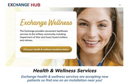 Exchange Wellness Hub Connects Military Community to Convenient Healthcare Services