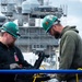 Ronald Reagan Sailors and Shipyard Workers Hot Work and Flight Deck