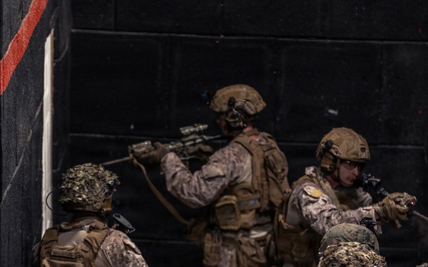 22nd MEU (SOC) | LAR Conducts a Live-fire Shoot House at Camp Santiago