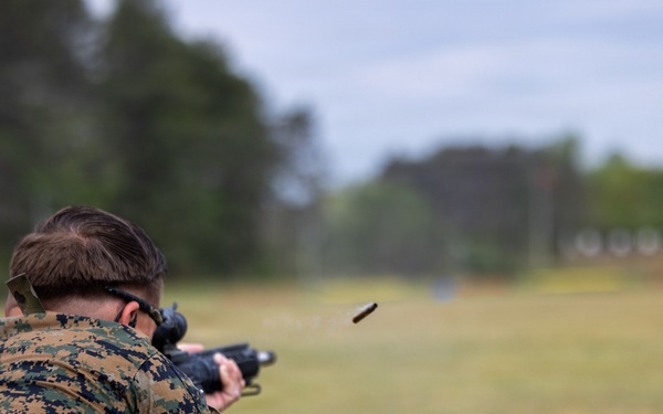 Marines participate in an Infantry Team Trophy Match