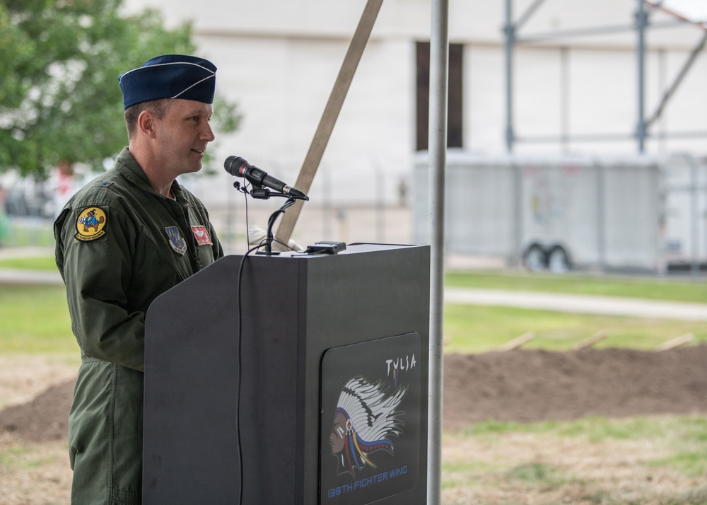 138th Fighter Wing breaks ground on new Airmen's Center