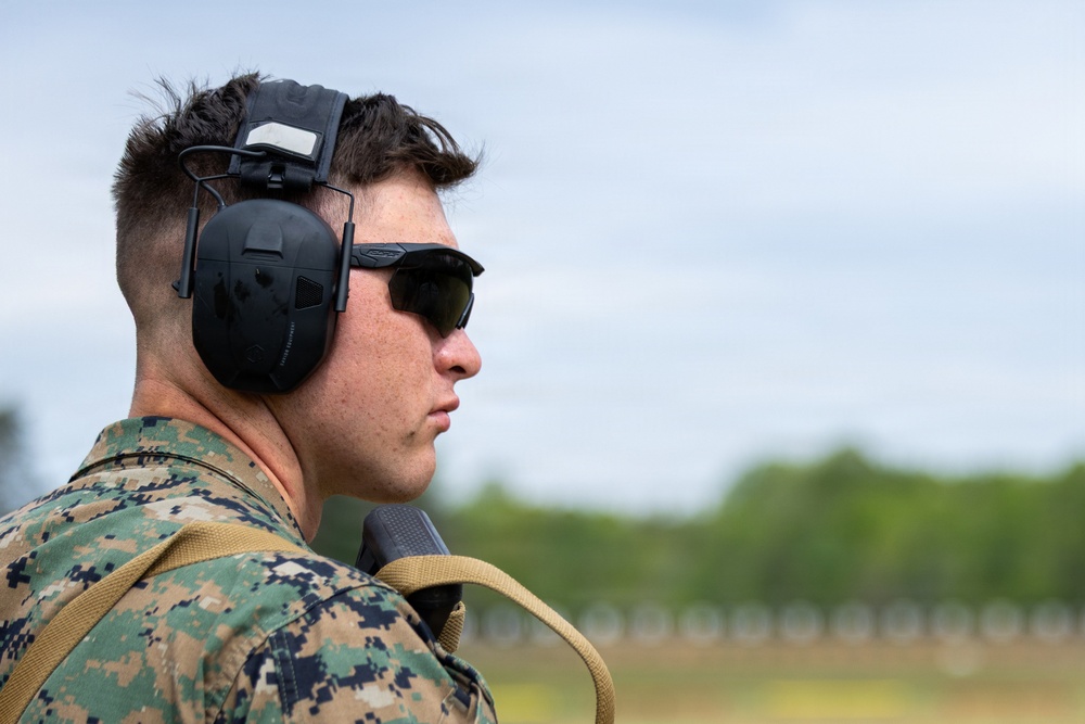 Marines participate in an Infantry Team Trophy Match