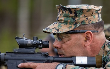 Marines participate in an Infantry Team Trophy Match
