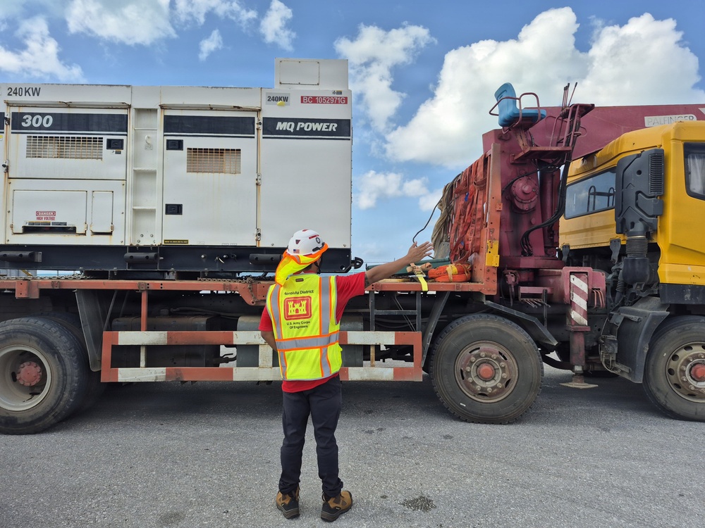 USACE supports Saipan in the Wake of Super Typhoon Sinlaku