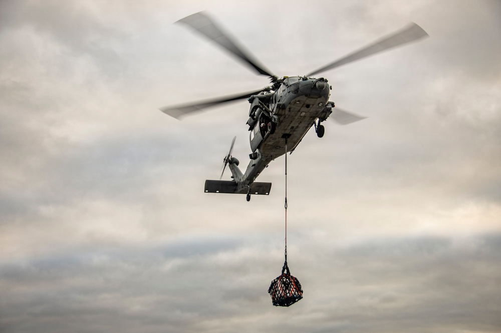 Nimitz Conducts Vertical Replenishment-at-Sea