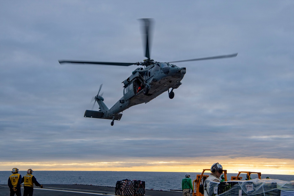 Nimitz Conducts Vertical Replenishment-at-Sea