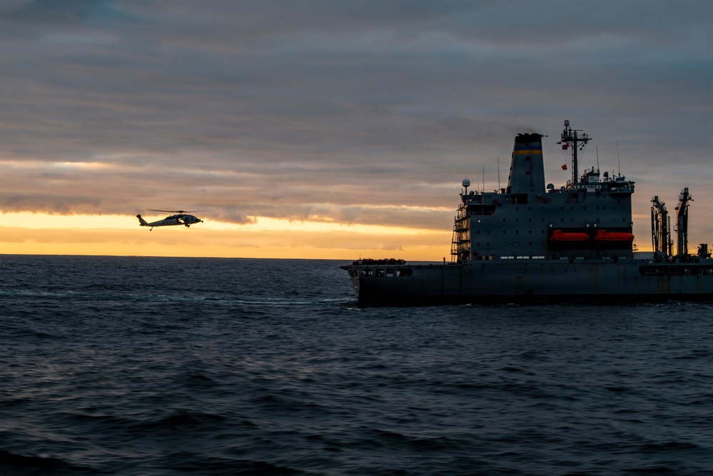 Nimitz Conducts Vertical Replenishment