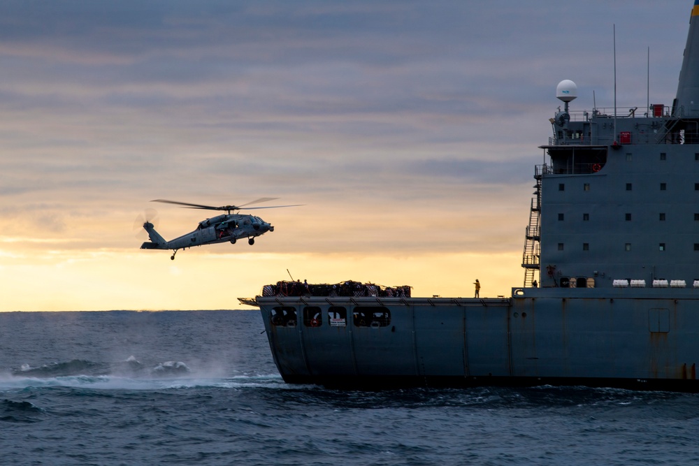 Nimitz Conducts Vertical Replenishment