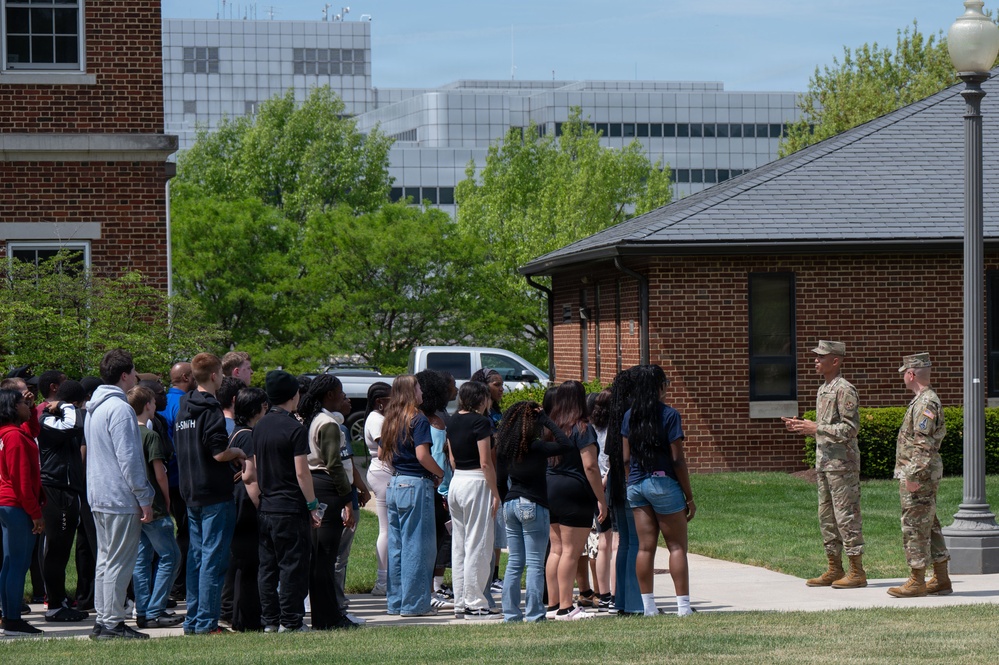 Virginia JROTC cadets visit JBAB