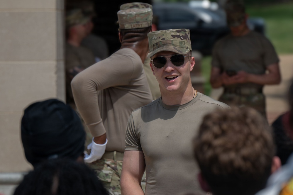 Virginia JROTC cadets visit JBAB