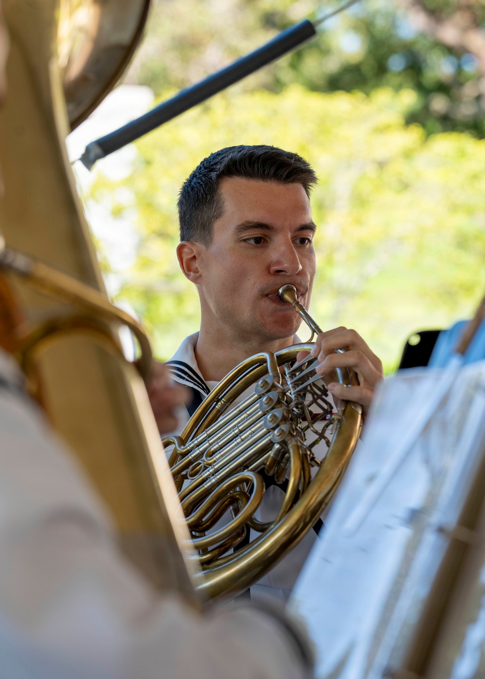 Adm. Steve Koehler, commander, U.S. Pacific Fleet, attends the Araw ng Kagitingan ceremony at the National Memorial Cemetery of the Pacific